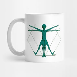 Vitruvian Alien Mug